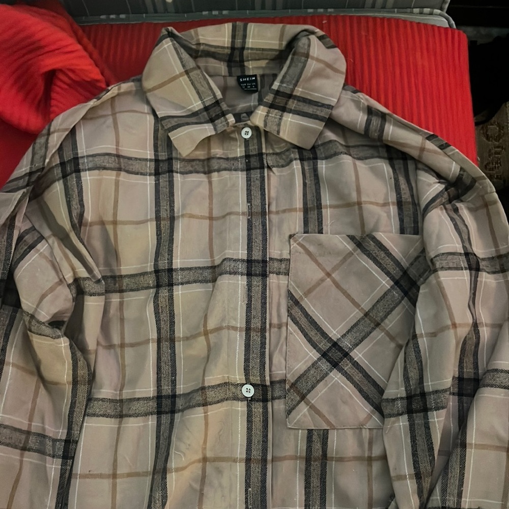 shein medium collared  shirt